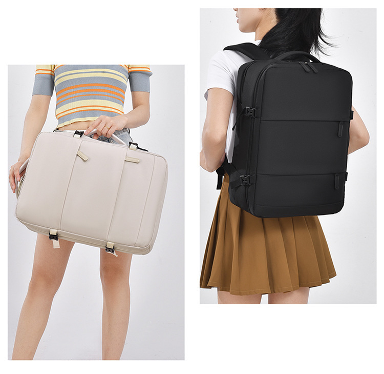 時尚休閑筆記本雙肩電腦包大容量短途出行商務旅行包