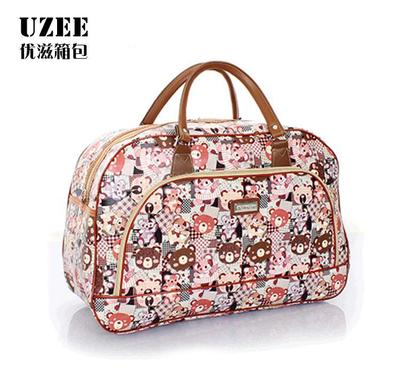 批發(fā)旅行袋 韓版手提旅行包 PU防水行李包 行李箱包廠(chǎng)家一件