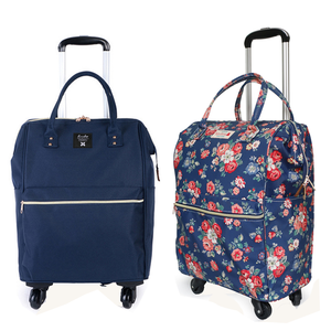 拉桿包可背可拉可提旅行包便攜萬(wàn)向輪折疊輕便手拉車(chē)男女通用20寸